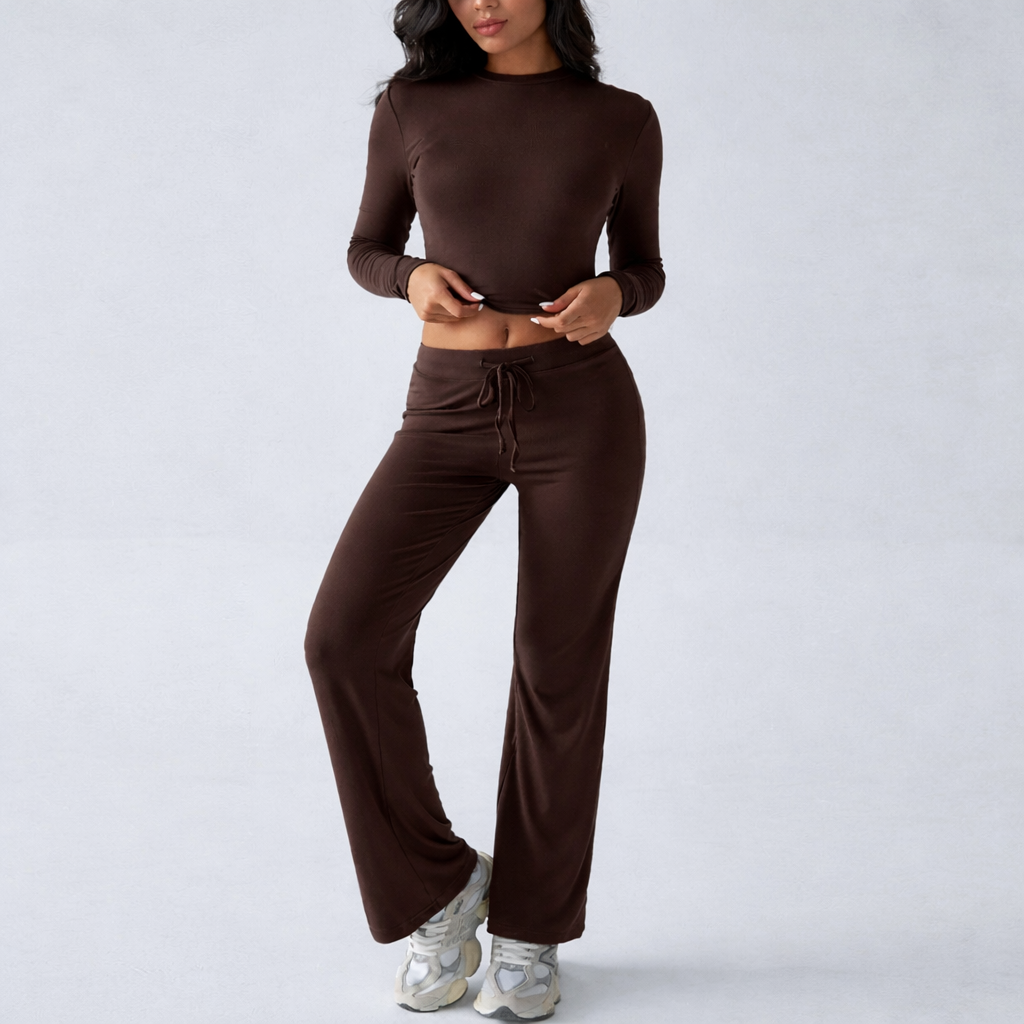 Verello™ Essential Long Sleeve Two-Piece Set