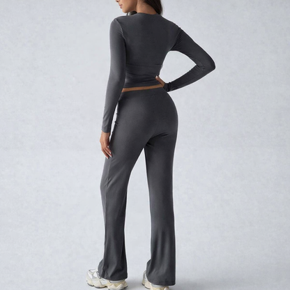 Verello™ Essential Long Sleeve Two-Piece Set