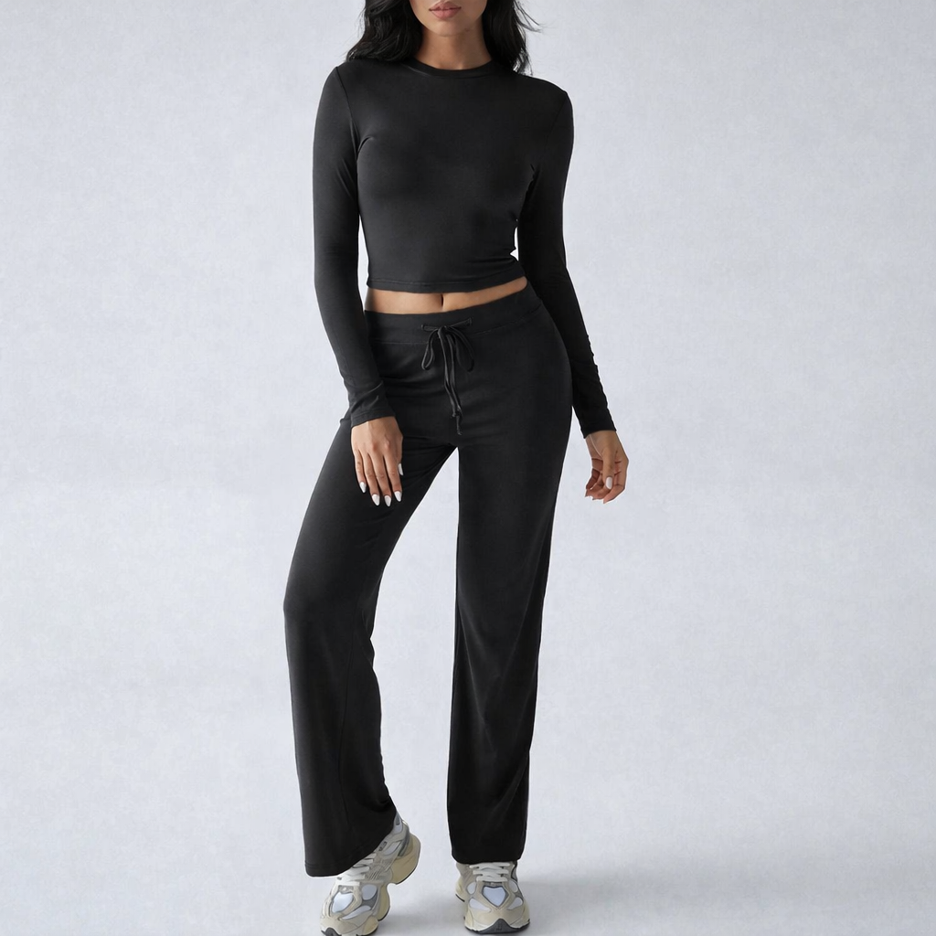 Verello™ Essential Long Sleeve Two-Piece Set